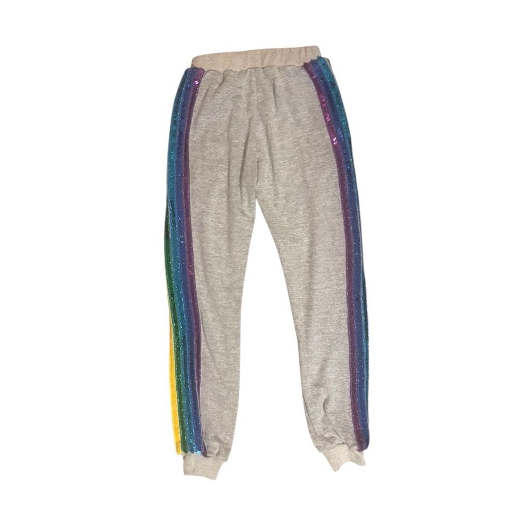 Lola + the Boys Sequin Rainbow Joggers - Picture 4 of 5